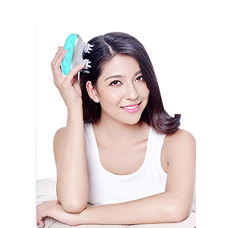 84 Titik Pijat IPX7 Waterproof Cordless Electric Head Massager Sikat Kulit Kepala pikeun Tumuwuh Rambut