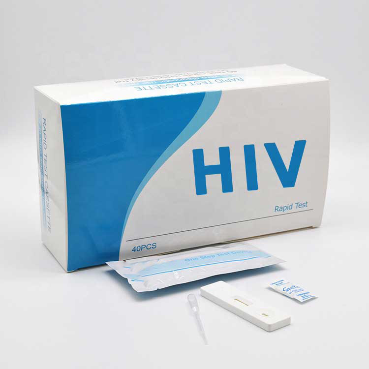 Aids 1 + 2 Disposable Darah Rapid Hiv Test Strip Kit