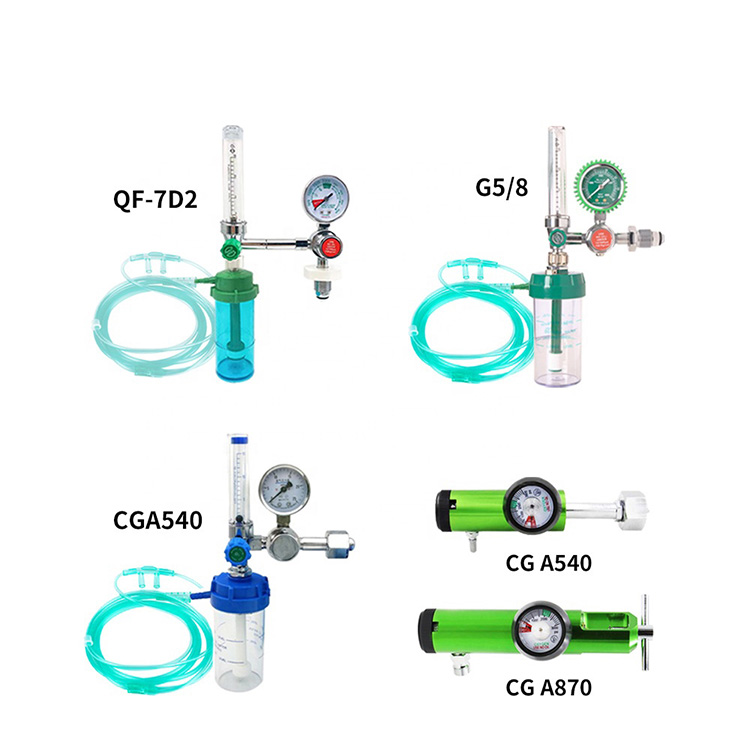 Méter Aliran Oksigén sareng Regulator