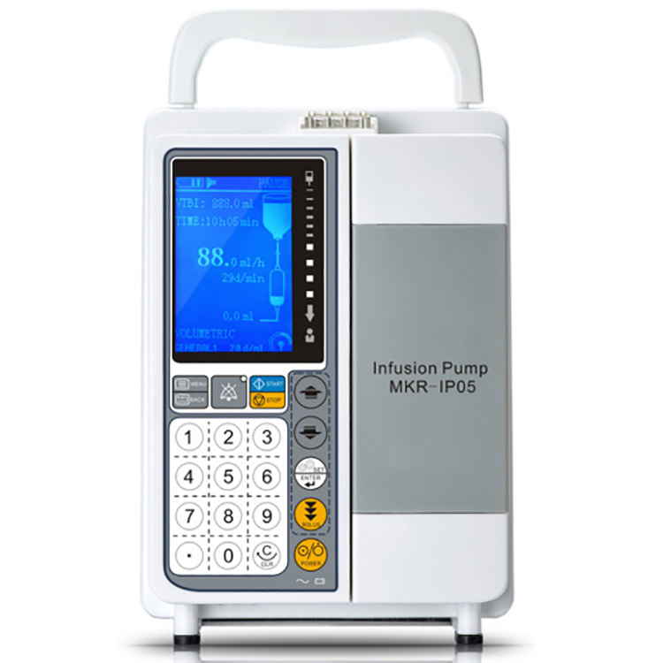 Portabel LED Screen Kémoterapi Médis Syringe Infusion Pump pikeun Rumah Sakit