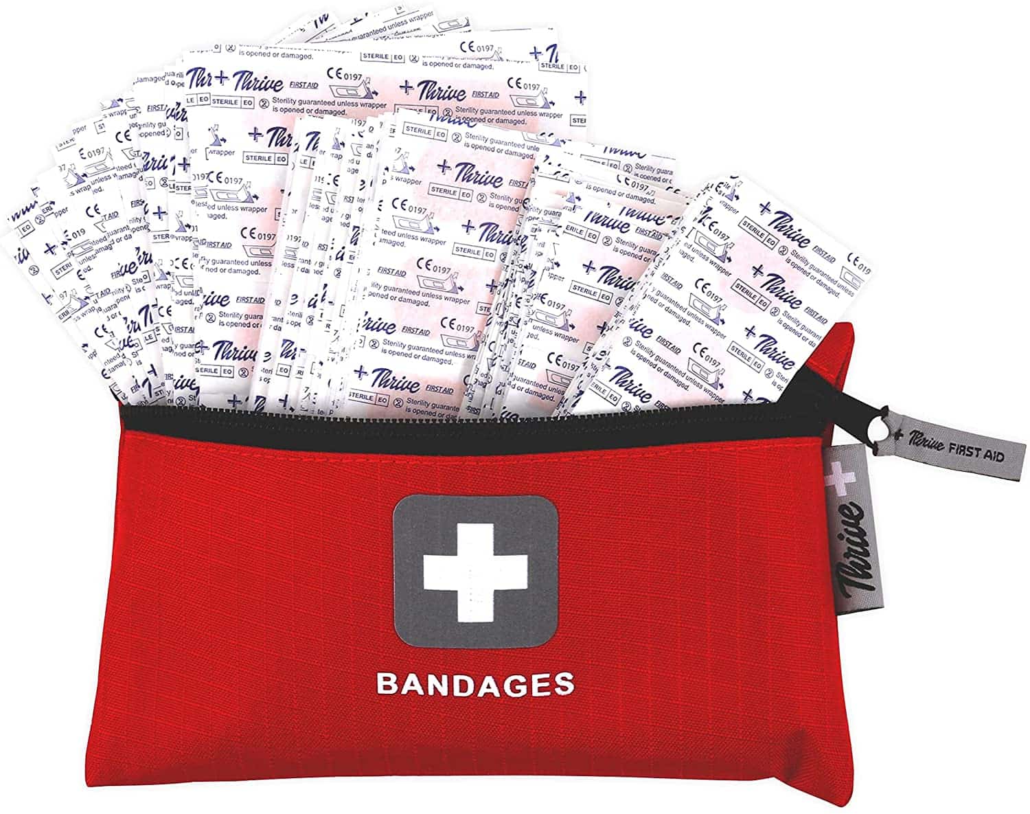 Beureum Bandages kantong leutik